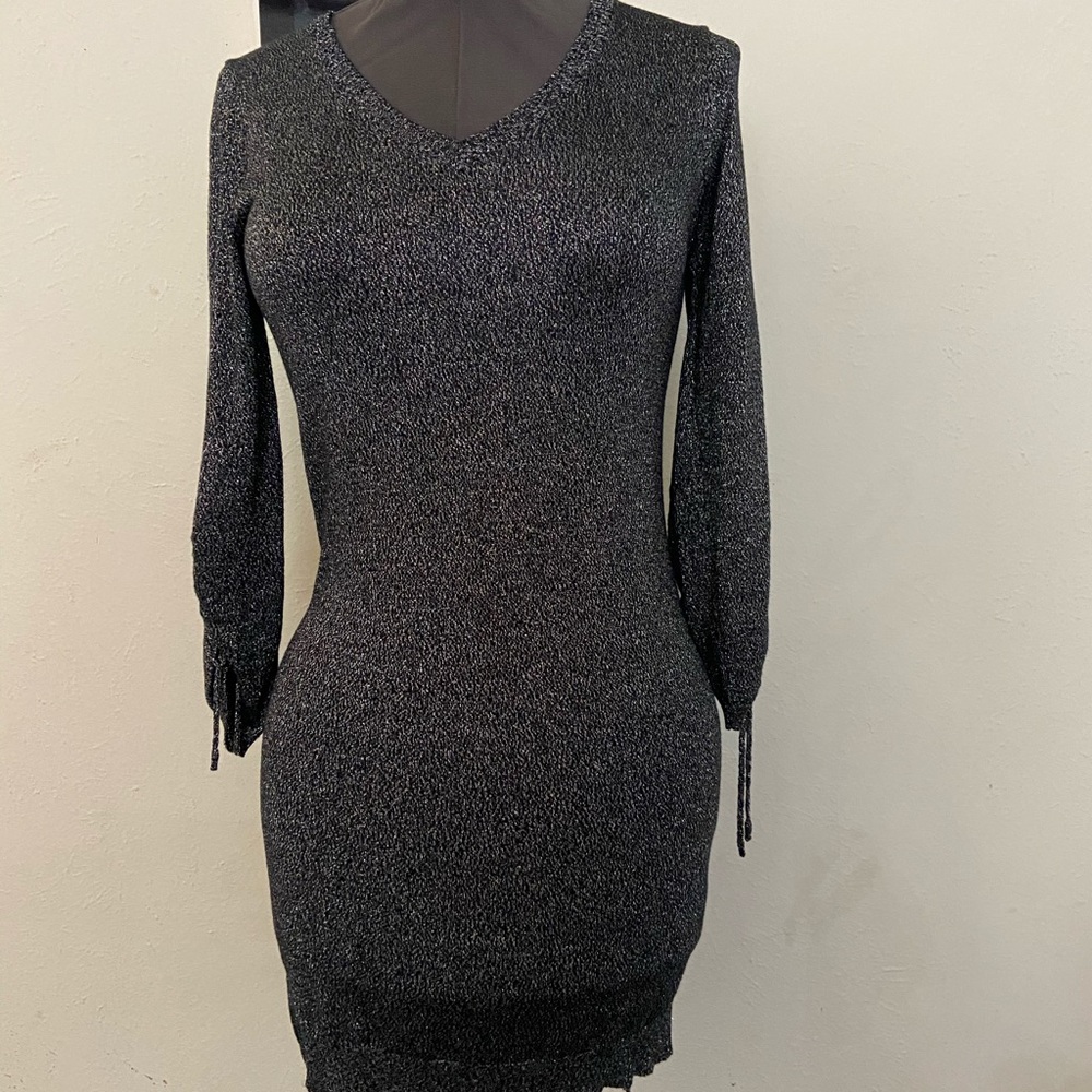 Grey metallic tunic